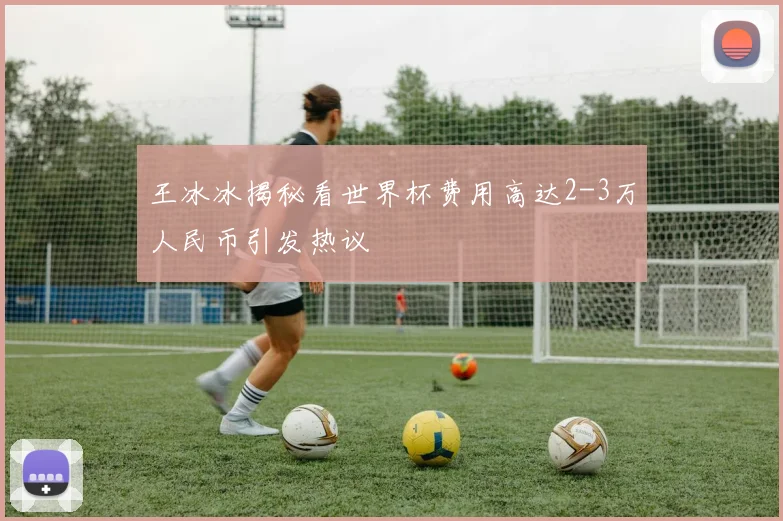 王冰冰揭秘看世界杯费用高达2-3万人民币引发热议